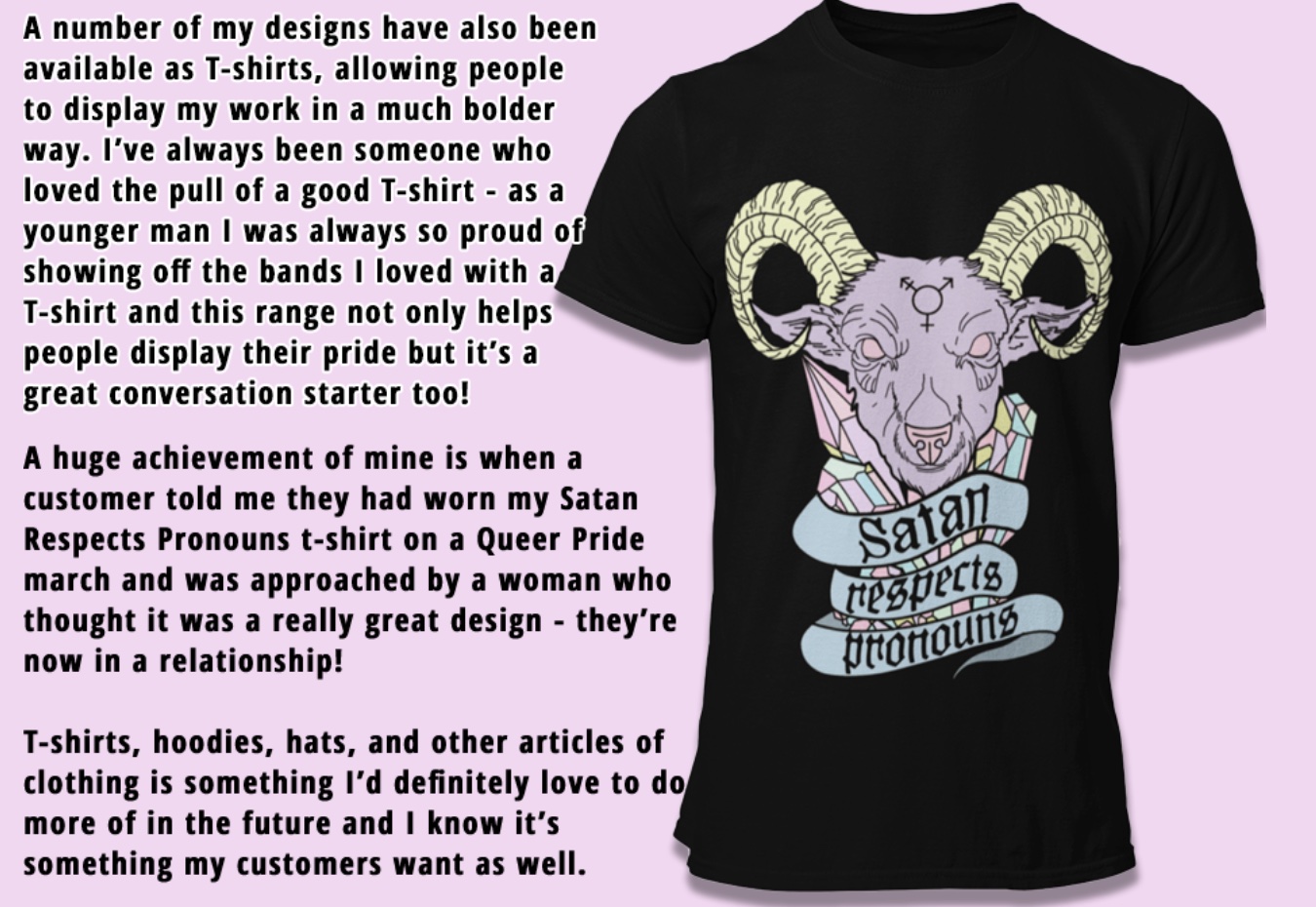 Satanic Merch Satan Respects Pronouns – Creative Minority Report